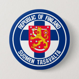 Finland rundaEmblem Knapp