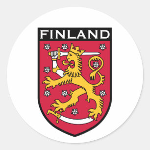 Finland Runt Klistermärke