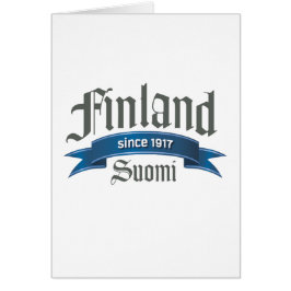 Finland sedan 1917 hälsningskort