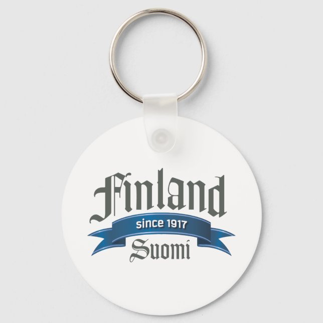 Finland sedan 1917 nyckelring (Framsida)