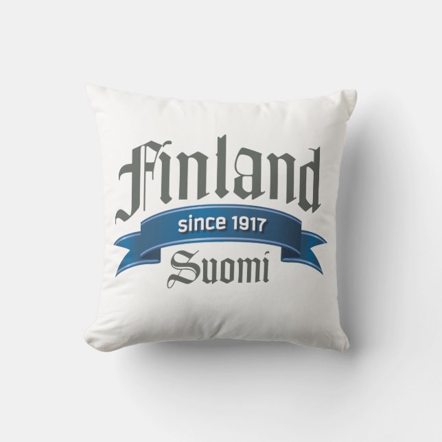 Finland, sedan tvåsidiga 1917 kudder kudde (Framsida)
