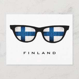 Finland Shades anpassa text & färg vykort