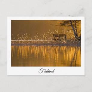 Finland sjölandskap souvenir vykort