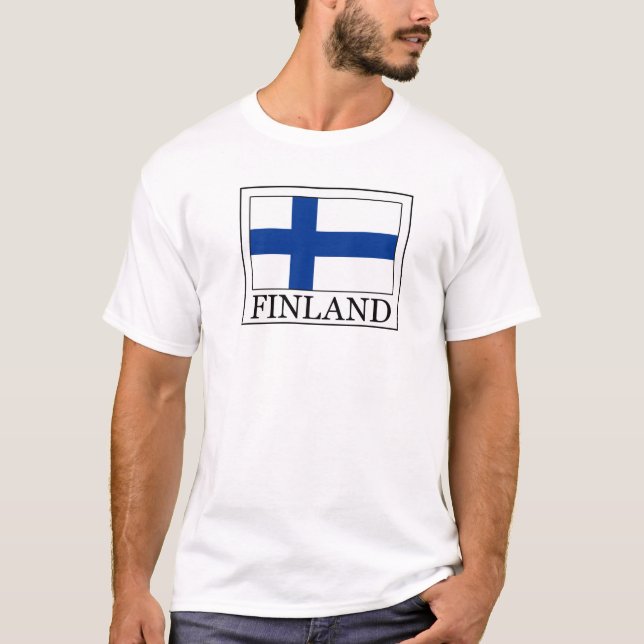 Finland skjorta tee shirt (Framsida)