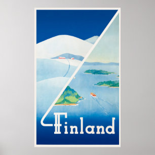 Finland: Sommar och vinter Poster