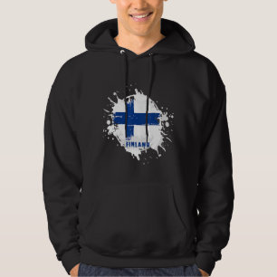 Finland Stänk Hoodie