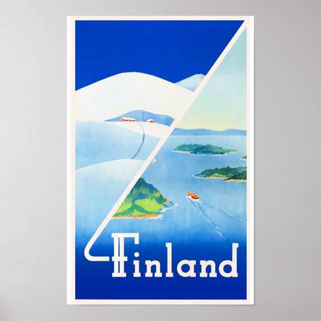 Finland, Summer and Winter, Poster (Framsidan)