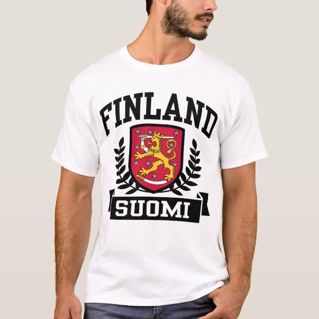 Finland Suomi T Shirt (Framsida)