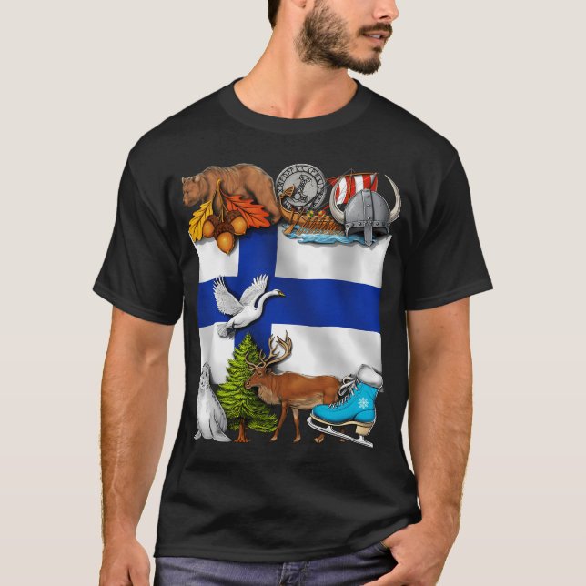 Finland T Shirt (Framsida)