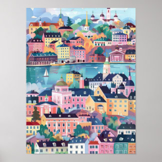 Finland Tryck Finland Illustration Helsingfors Res