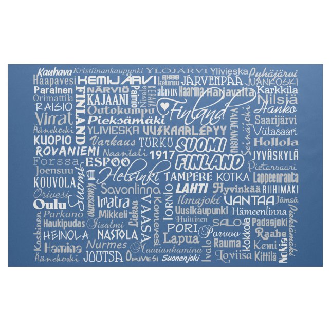 Finland tyg för städeranpassningsbar (Yard)