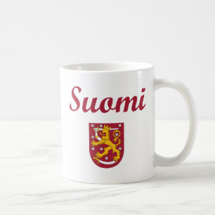 Finland + Vapensköld Kaffemugg