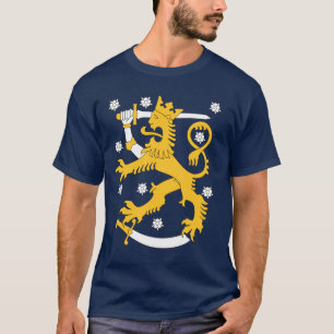 Finland vapensköld t-shirt
