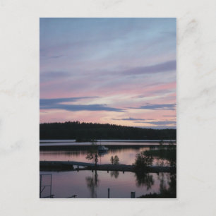 Finland vid Sunset Vykort