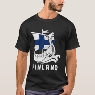 Finland Viking Finn Suomi Sisu Souven T Shirt