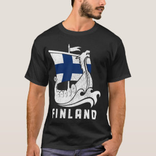 Finland Viking Finn Suomi Sisu Souven T Shirt