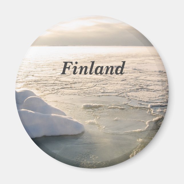 Finland Vinter Magnet (Framsidan)