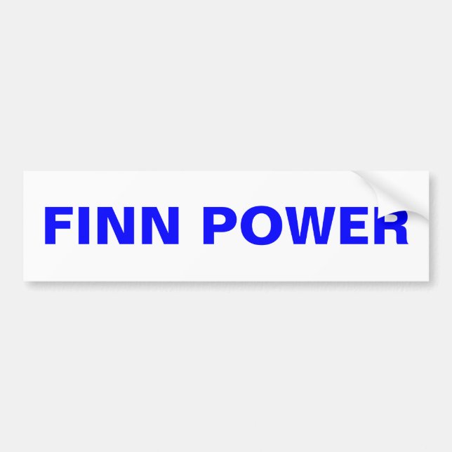 FINLÄNDAREN DRIVER bildekalövrepeninsulan Finland Bildekal (Framsidan)