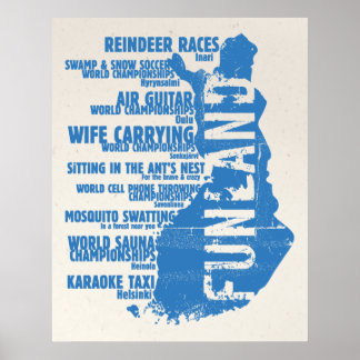 Finlands beståndslista 2 Poster/skriv ut kolossal Poster