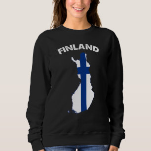 Finlands Finlands Finlands understöd för Flagga T Shirt