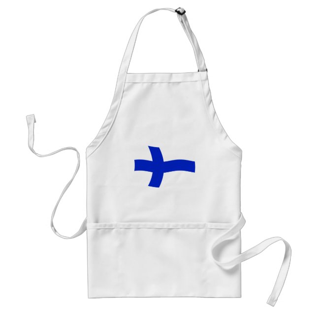 Finlands flag förkläde (Framsidan)
