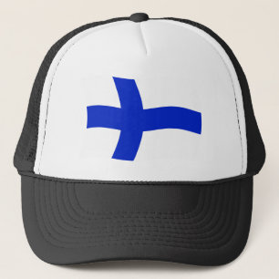 Finlands flagg mössa truckerkeps