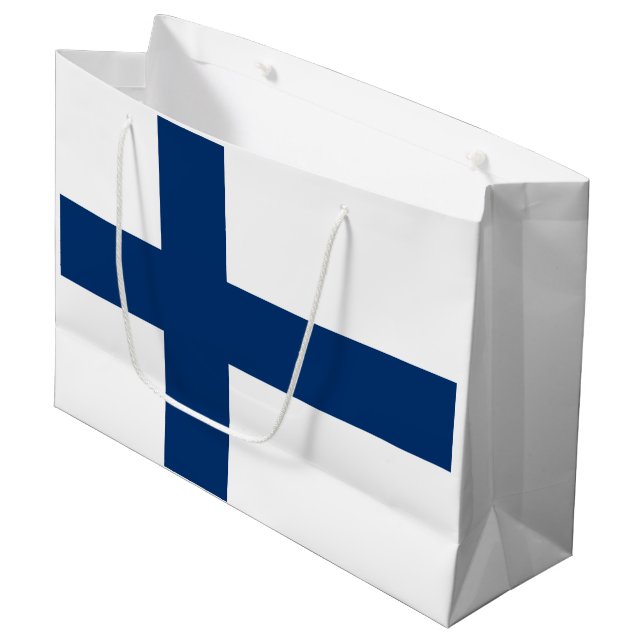 Finlands flagga (Framsidan Vinklad)