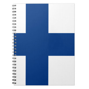 Finlands flagga anteckningsbok