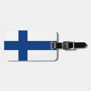 Finlands flagga bagagebricka