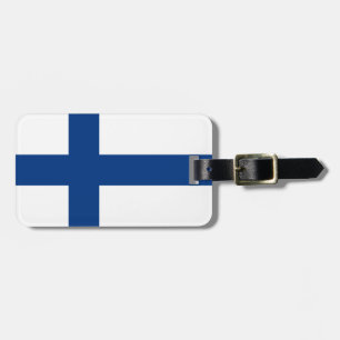 Finlands flagga bagagebricka