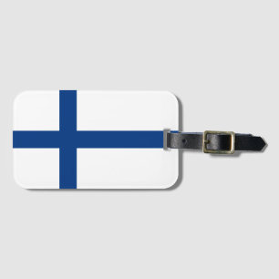 Finlands flagga bagagebricka