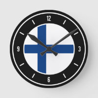 Finlands Flagga Elegant