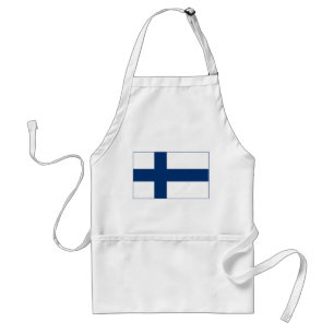 Finlands flagga förkläde