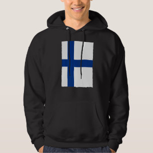 Finlands Flagga Hoodie