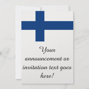 Finlands flagga inbjudningar