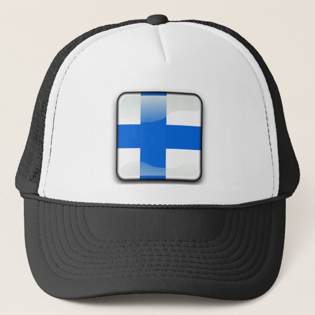 Finlands flagga keps (Framsida)