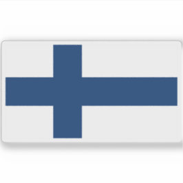 Finlands flagga klistermärken
