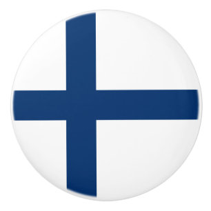 Finlands flagga knopp
