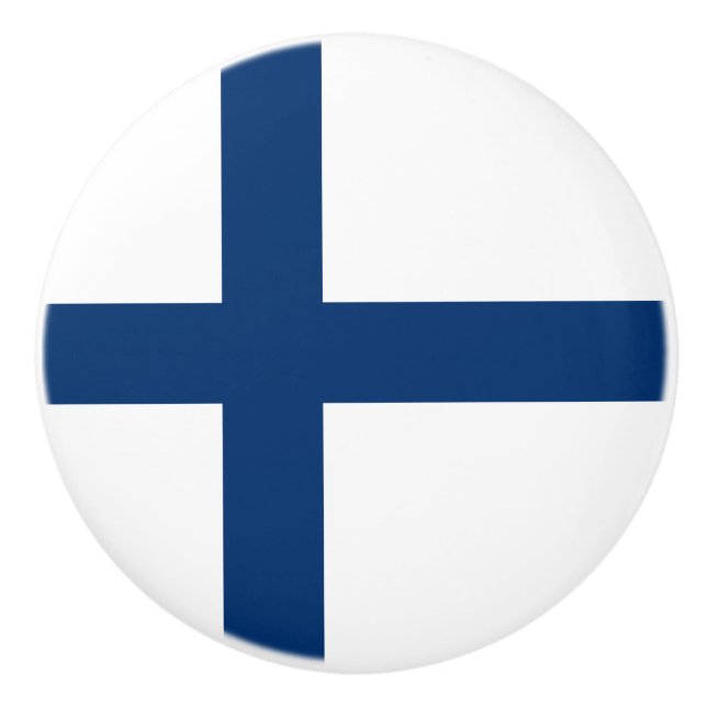 Finlands flagga knopp (Framsidan)
