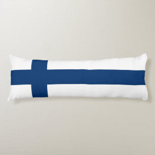 Finlands flagga kroppskudde