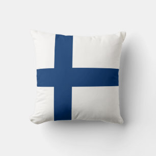 Finlands flagga kudde
