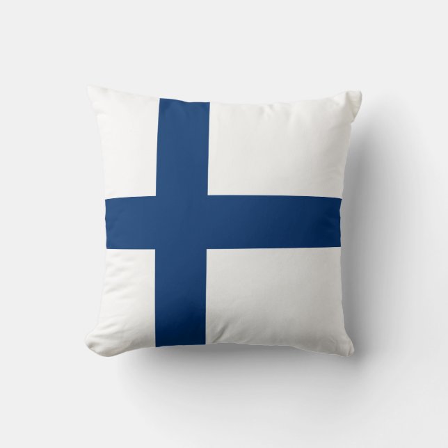 Finlands flagga kudde (Framsida)