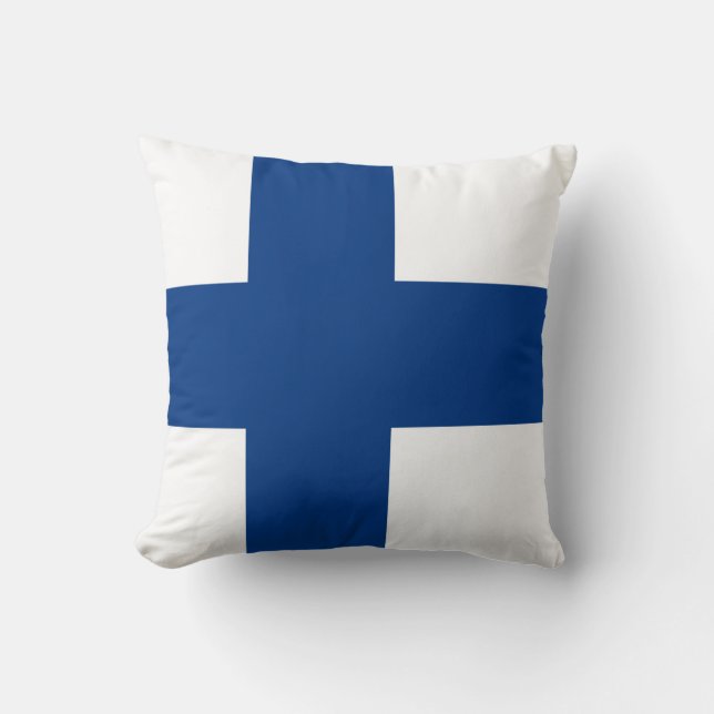 Finlands flagga kudde (Framsida)