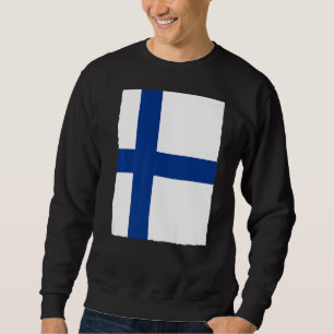 Finlands Flagga Lång Ärmad Tröja