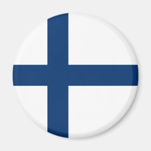 Finlands flagga magnet