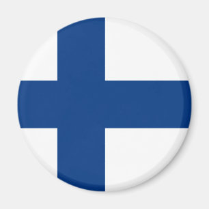Finlands flagga magnet