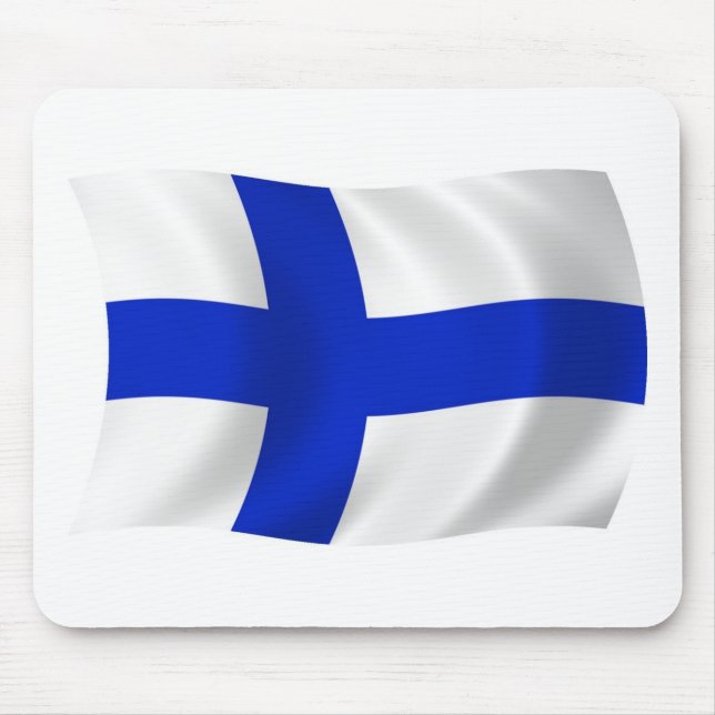 Finlands Flagga Musmattor (Framsidan)