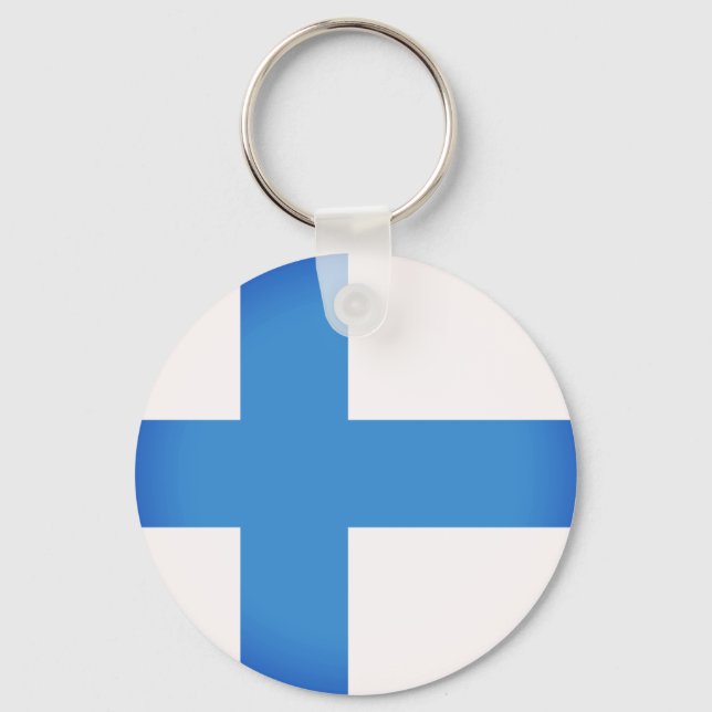 Finlands flagga nyckelring (Framsida)