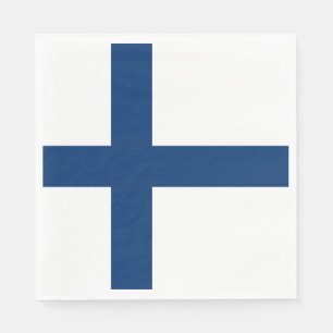 Finlands flagga pappersservett