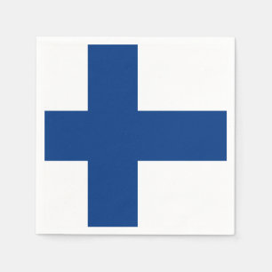 Finlands flagga pappersservett